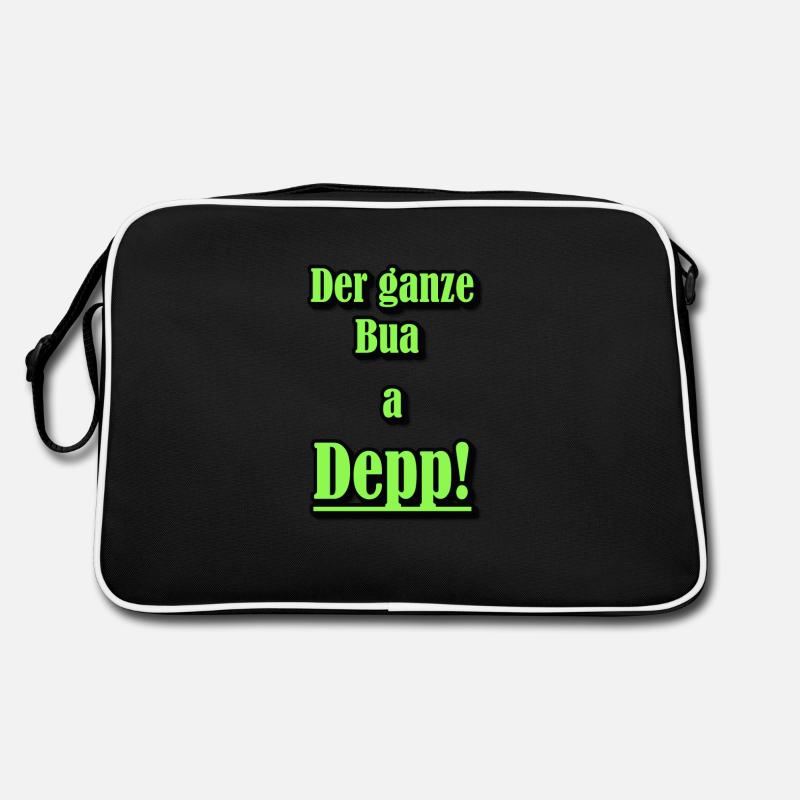 The whole Bua a dork! - Retro Bag - black/white