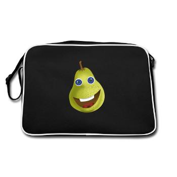 pear - Retro Bag - black/white - Back
