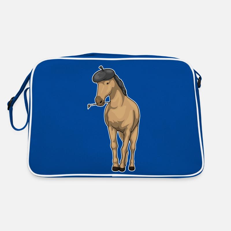 Pferd Maler Pinsel Retro Tasche