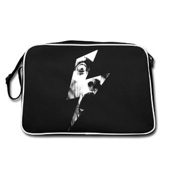 Flashé - Sac Retro - noir/blanc - Dos
