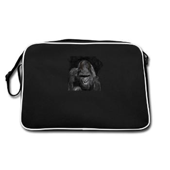 gorilla - Retro Bag - black/white - Back