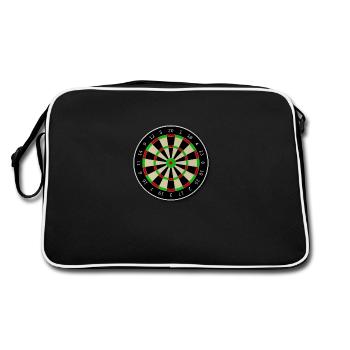 Fléchettes - Sac Retro - noir/blanc - Dos