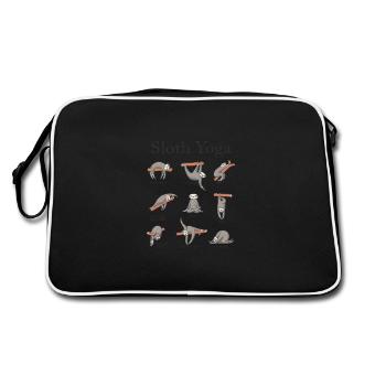 Yoga paresseux - Sac Retro - noir/blanc - Dos