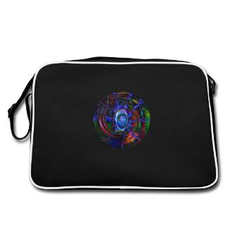 Lightning color ball, lightning color ball - Retro Bag - black/white - Back