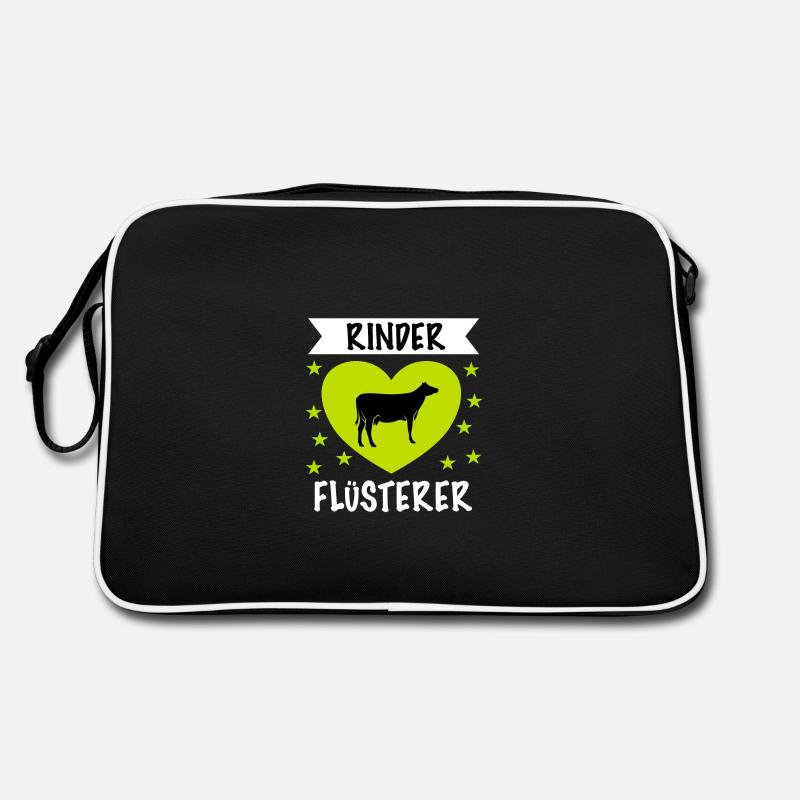 Rinder Flüsterer Retro Tasche