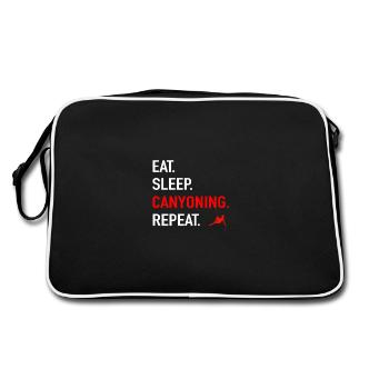 Canyoning - Retro Bag - black/white - Back