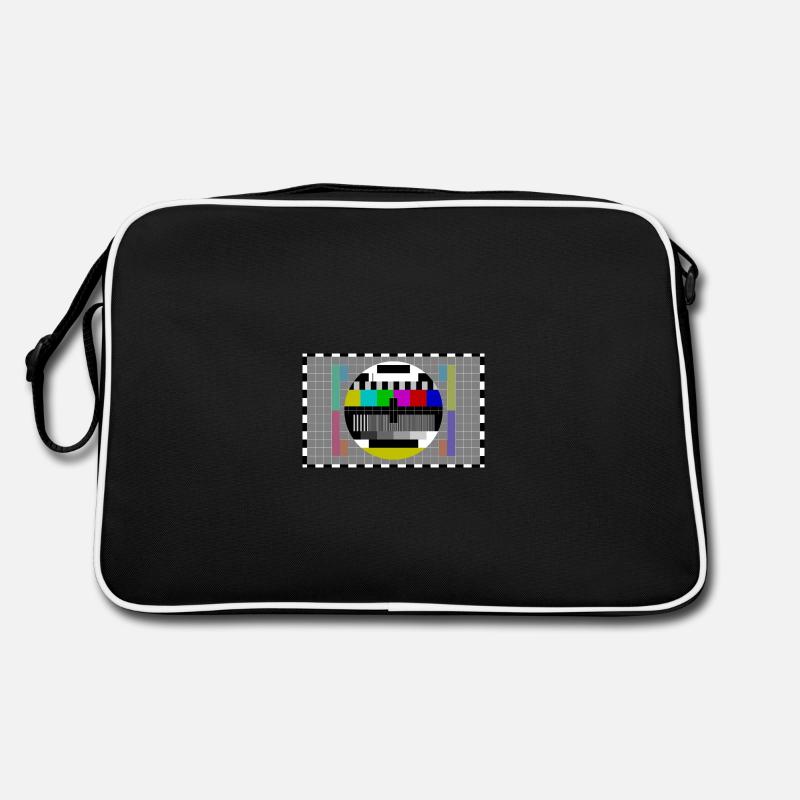 Testbild TV Bild Geschenkidee Retro Tasche