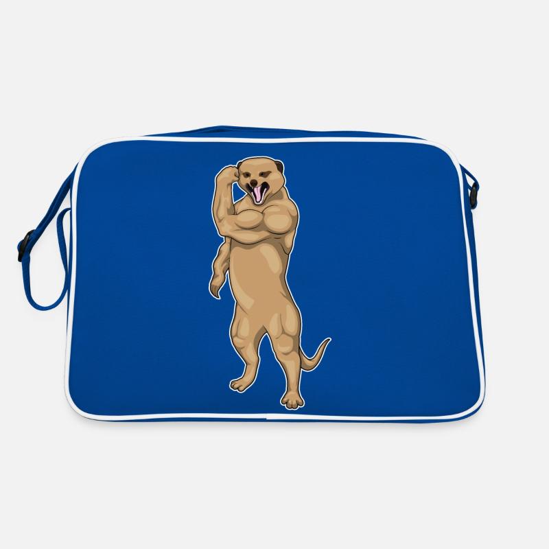 Suricate Bodybuilder Musculation Sac Retro