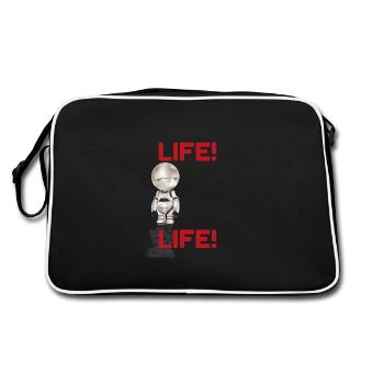Citation Marvin (H2G2) - Sac Retro - noir/blanc - Dos