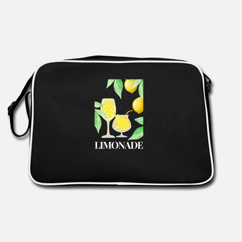 Lemon Fruits Lemonade Retro Bag