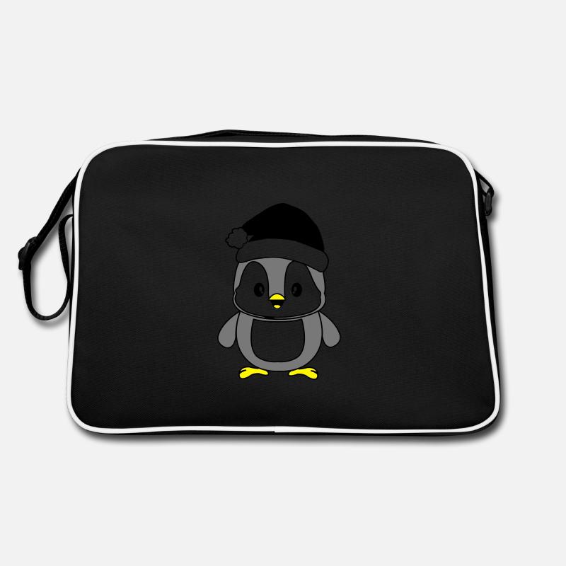 Pingouin de Noël Sac Retro