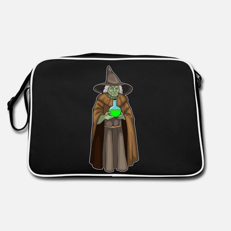 Hexe Halloween Zaubertrank Retro Tasche