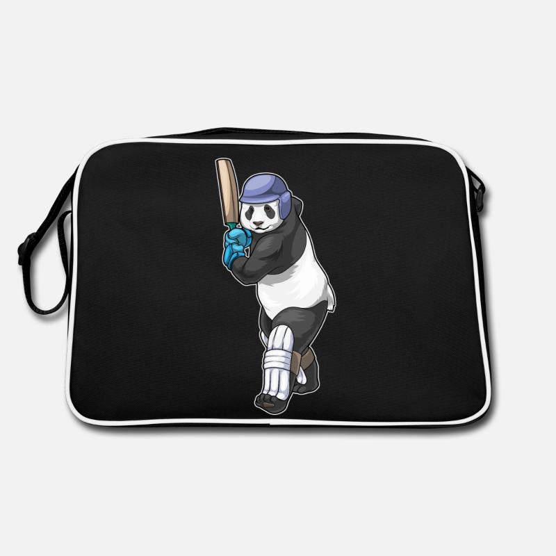 Panda Cricket Battes de cricket Sac Retro