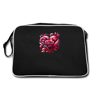 Éternel épanouissement d’amour - Sac Retro - noir/blanc - Dos
