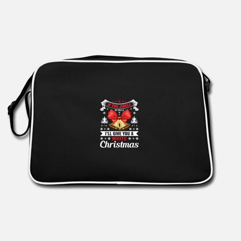 Ugly Christmas - Retro Tasche - Schwarz/Weiß