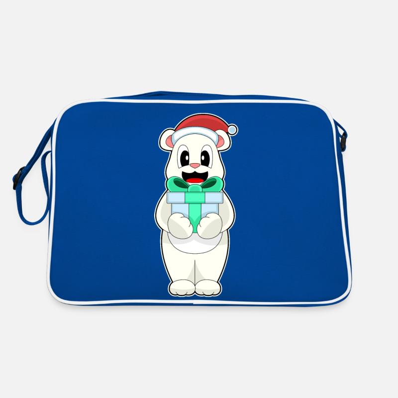 Forfait de Noël de l’ours polaire Sac Retro