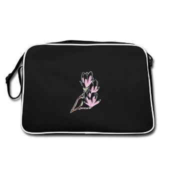 Magnolia blanc - Sac Retro - noir/blanc - Dos