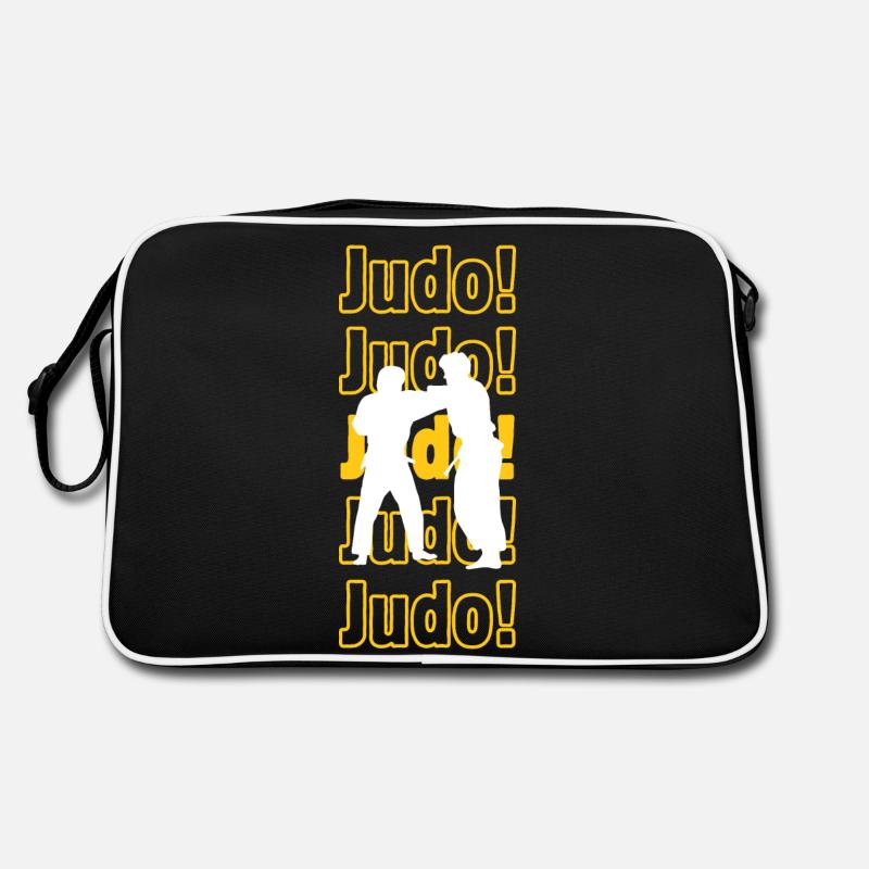 Judo Judo Judo - Retro Tasche - Schwarz/Weiß