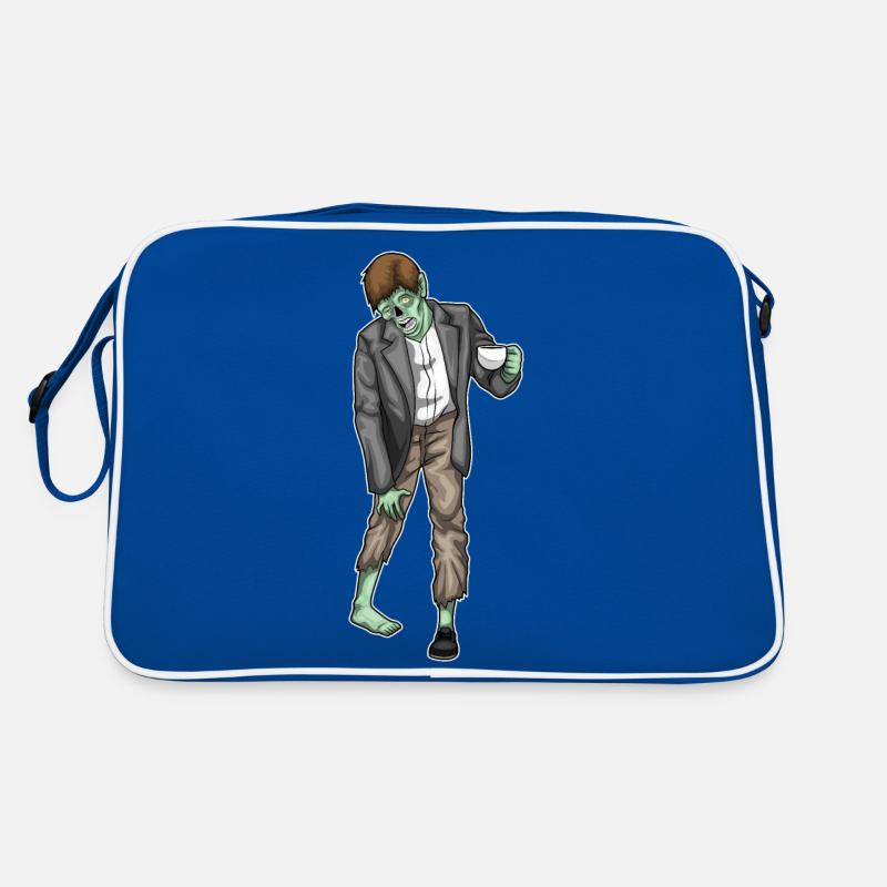 Zombie Halloween Kaffee Retro Tasche