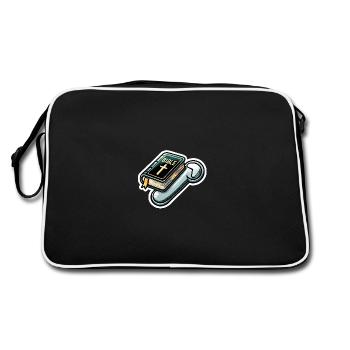 Slide to Activate Pioneer Mode - Retro Bag - black/white - Back