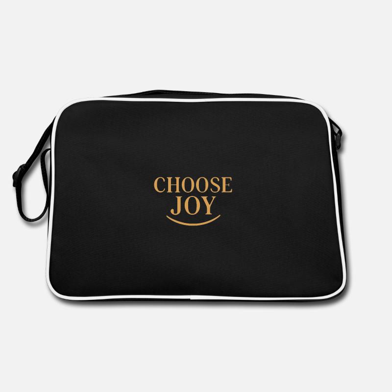 Choisissez la typographie de motivation Joy Sac Retro