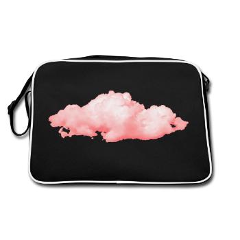 nuage moelleux rosé - Sac Retro - noir/blanc - Dos