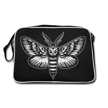 Moth - Retro Bag - black/white - Back