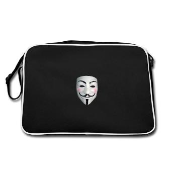 Anonymous - Retro Bag - black/white - Back
