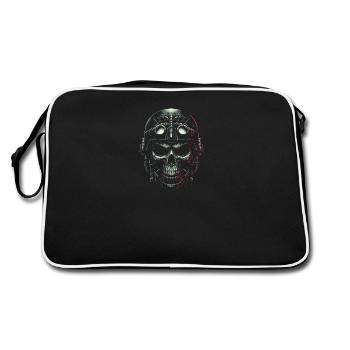Pilote Crâne d’Aviateur - Sac Retro - noir/blanc - Dos