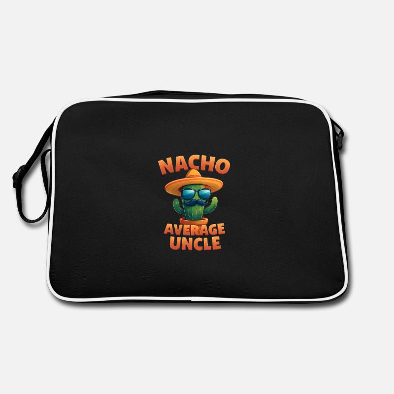 Nacho Average Onkel Kaktus Design Retro Tasche