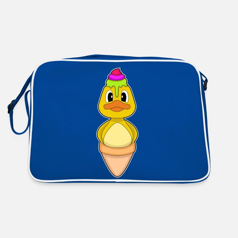 Cornet de crème glacée au canard Sac Retro