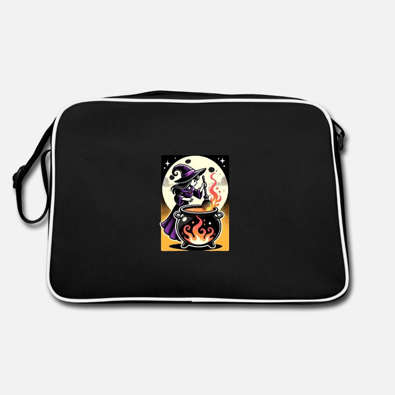 Conception de la sorcière des diables Sac Retro