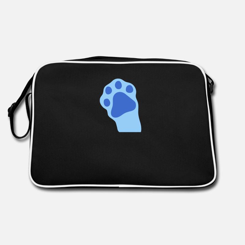 Meine Katze - Retro Tasche - Schwarz/Weiß