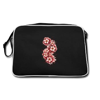 Sakura - Sac Retro - noir/blanc - Dos