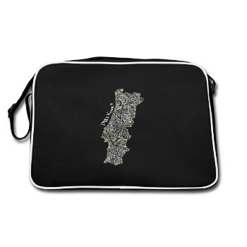 Portugal blanc - Sac Retro - noir/blanc - Dos