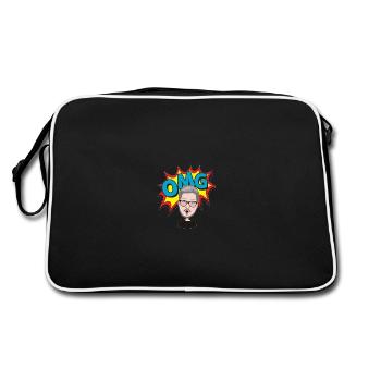 OMG! - Retro Bag - black/white - Back