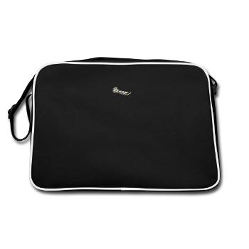 Jellyfish Jellyfish Ocean maritime save the deep blue - Retro Bag - black/white - Back