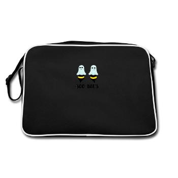 BOO BEES - Retro Bag - black/white - Back