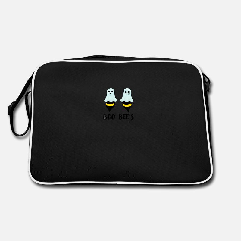 BOO BEES - Retro Tasche - Schwarz/Weiß