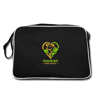 Délice végétalien - Sac Retro - noir/blanc - Dos