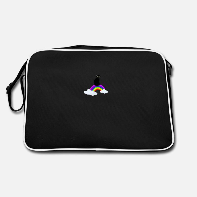 Chat arc-en-ciel Sac Retro