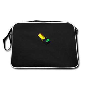 Colorful lighter - Retro Bag - black/white - Back
