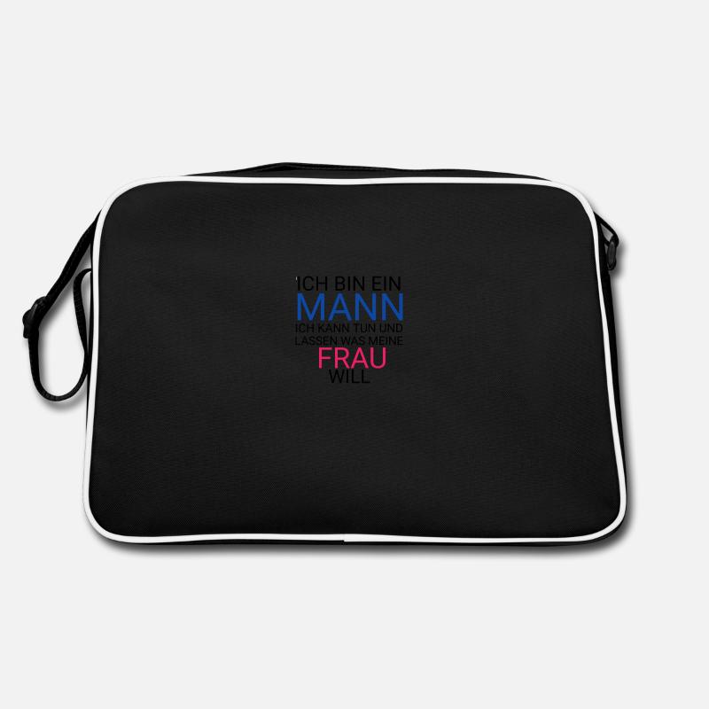 Männer Sprüche Retro Tasche