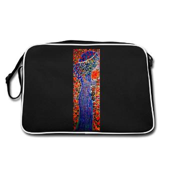 ÉLÉGANCE - Sac Retro - noir/blanc - Dos