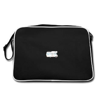camping car - Sac Retro - noir/blanc - Dos