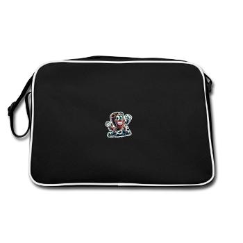 Tuyau en caoutchouc excentrique Autocollant de dessin animéCaoutchouc excentrique H - Sac Retro - noir/blanc - Dos