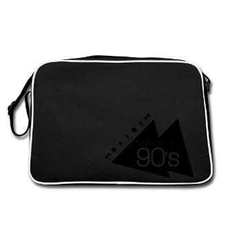 Fabriqué dans les années 90 _Noir_ - Sac Retro - noir/blanc - Dos