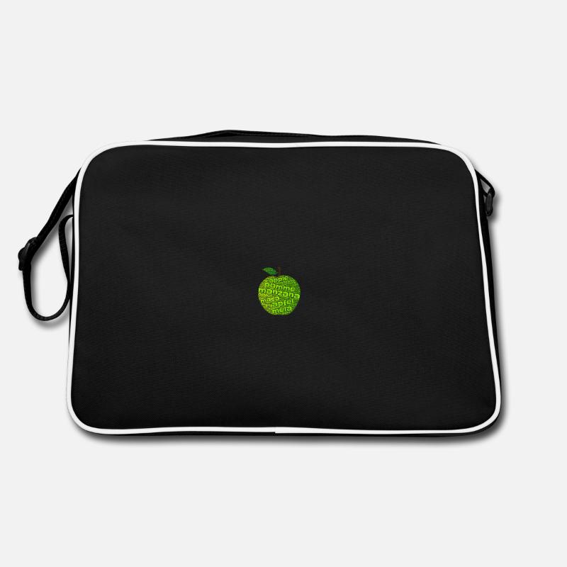 Conception Apple - Sac Retro - noir/blanc