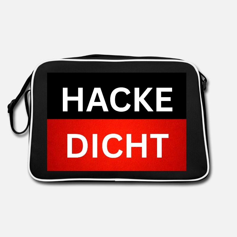 HACKE DICHT Retro Tasche