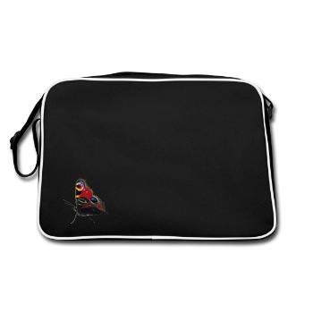 Oeil de paon papillon - Sac Retro - noir/blanc - Dos